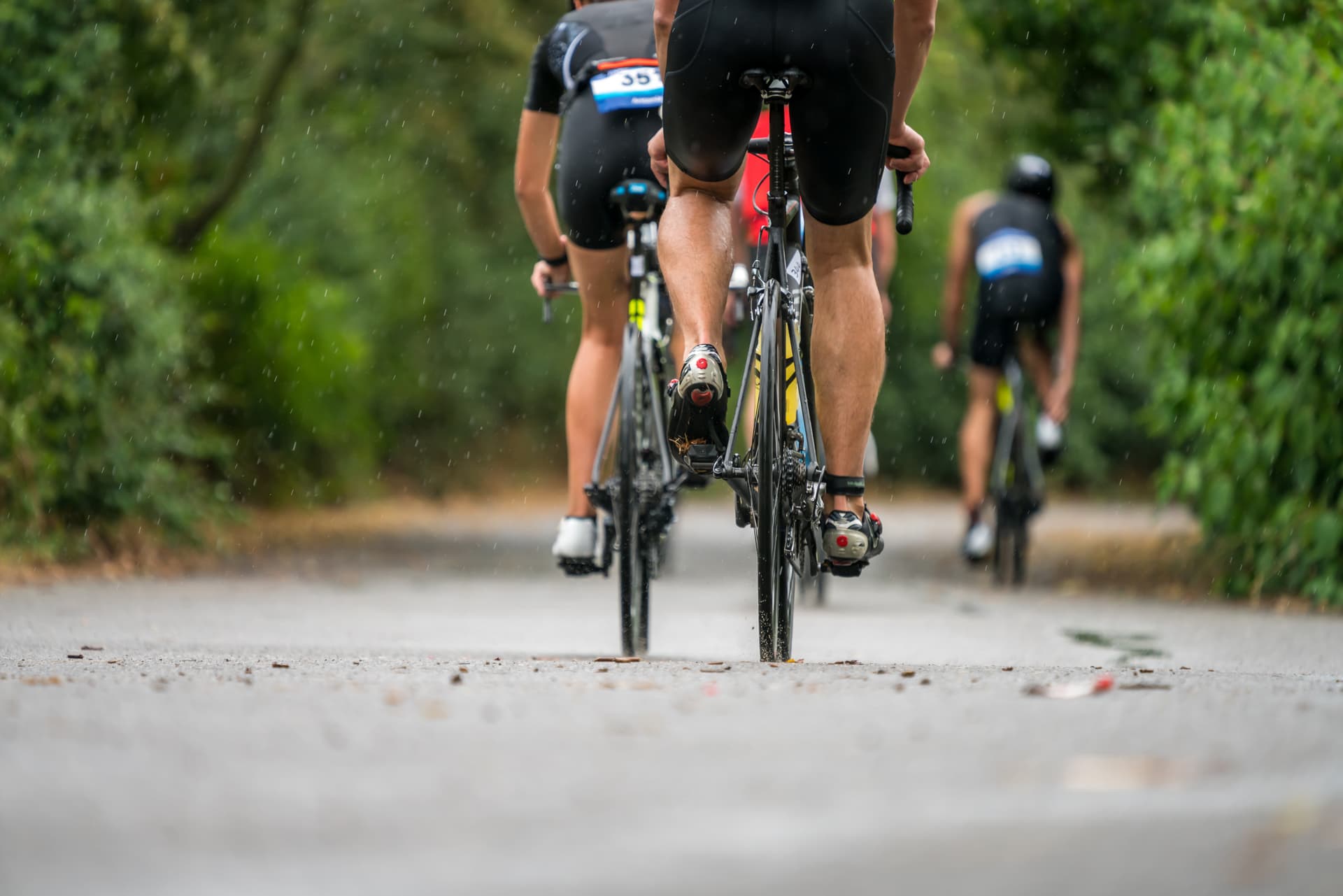 Cycling stage of triathlon
